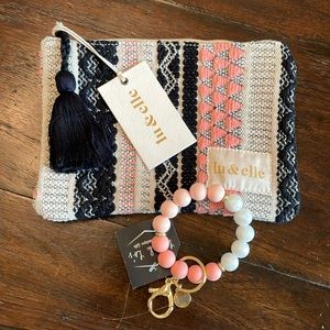 Lu & Elle bag with coordinating key chain